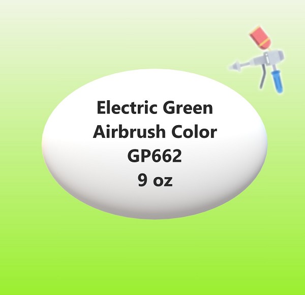 Electric Green 9 oz (255g) Amerimist Airbrush Color Each