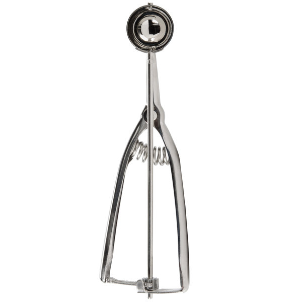 Stainless Steel Portion Scoop #100 2 teaspoons (.375 OZ) size Each