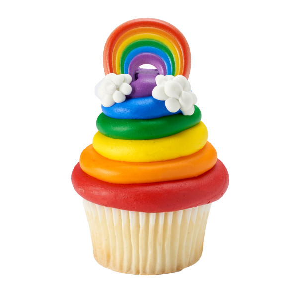 Traditional Rainbow Rings 12 count