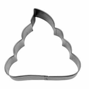 Poop Emoji Cookie Cutter 3.5″ Each
