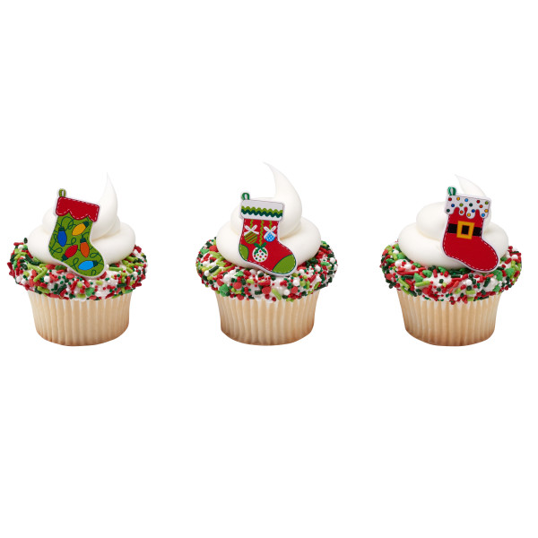 Festive Stocking Rings 12 count - Image 2