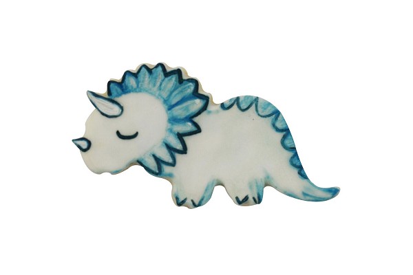 Triceratops Baby Dinosaur Cookie Cutter 4.25" Each - Image 2