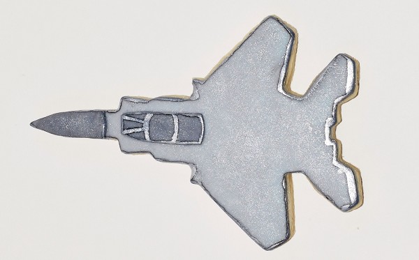 Fighter Jet Cookie Cutter 4.75" Each - Image 2