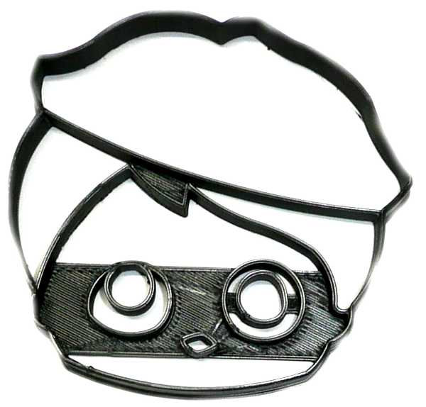 LOL Little Outrageous Littles Suprise Beatnik Babe Face Cookie Cutter Each