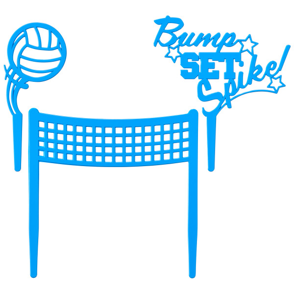Bump, Set, Spike (Volleyball) Cake Kit Each