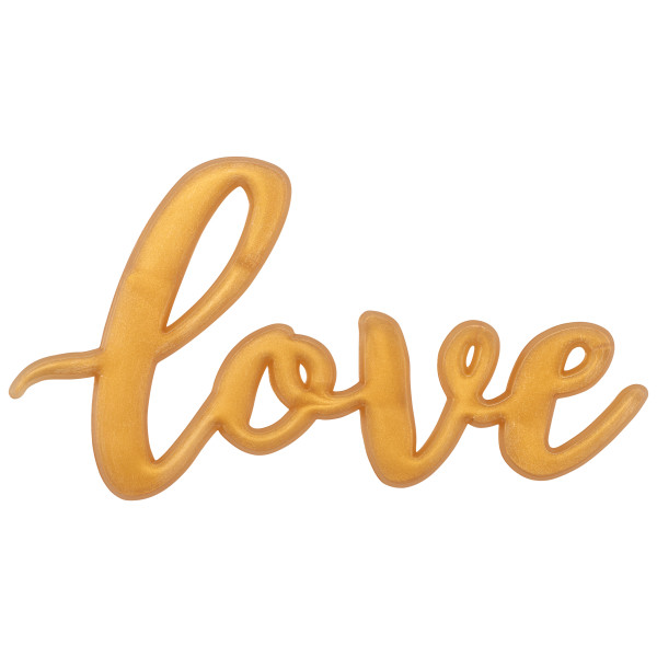 Gold Love Cupcake Layon 12 count