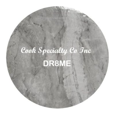 8" Marble Round Drum Each