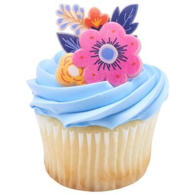 Spring Floral Rings 12 count