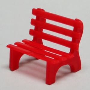 Red Park Bench 2 1/4″ x 1 1/2″ Each