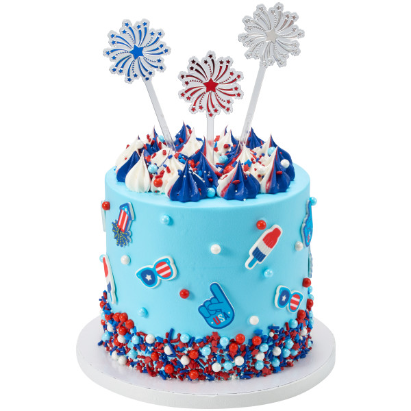 Trendy USA Sweet Decor Printed Edible Decorations 12 count - Image 2
