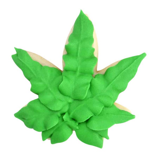Mini Marijuana Leaf Cookie Cutter 1.5" Each - Image 2