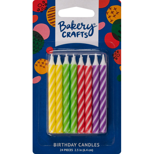 Brights Candle 2 1/2" 24 Pieces