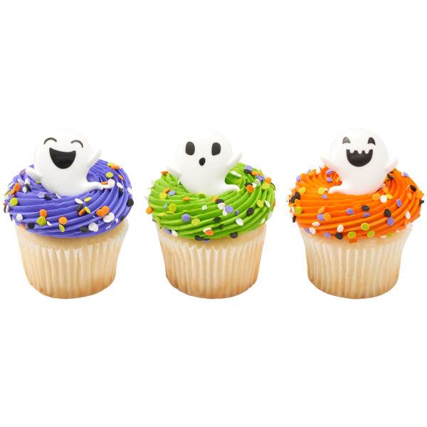 Ghost Cupcake Rings 12 count