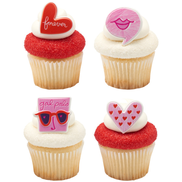 Gal Pals Cupcake Rings 12 count - Image 3
