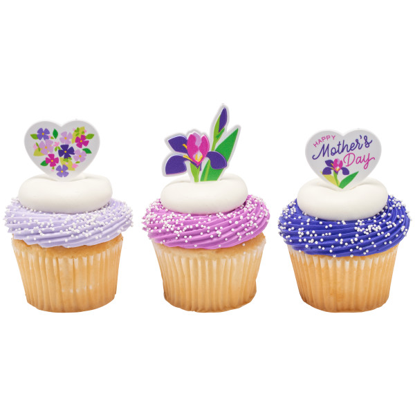 Mother's Day Blooms DecoPics 12 count - Image 2