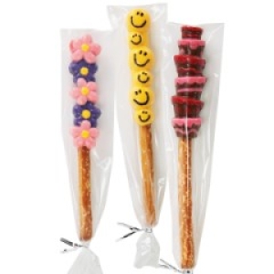Pretzel Bag w/Ties 2.25″x9.5″ 20 CT