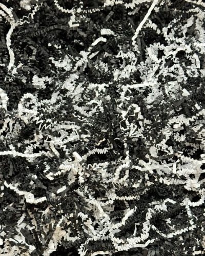 Crinkle Paper Black & White Mix 2 ounce