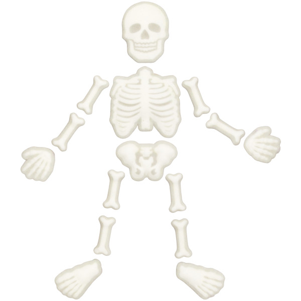 Skeleton Bones Dec-Ons (1 Skeleton) each