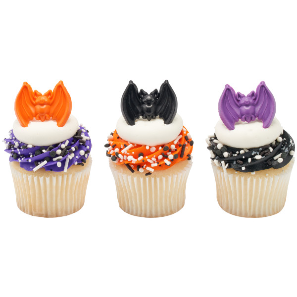 Spooky Bat Rings 12 count - Image 2
