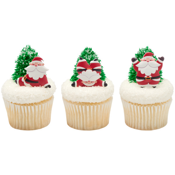 Tumbling Santa DecoPics 12 count - Image 3