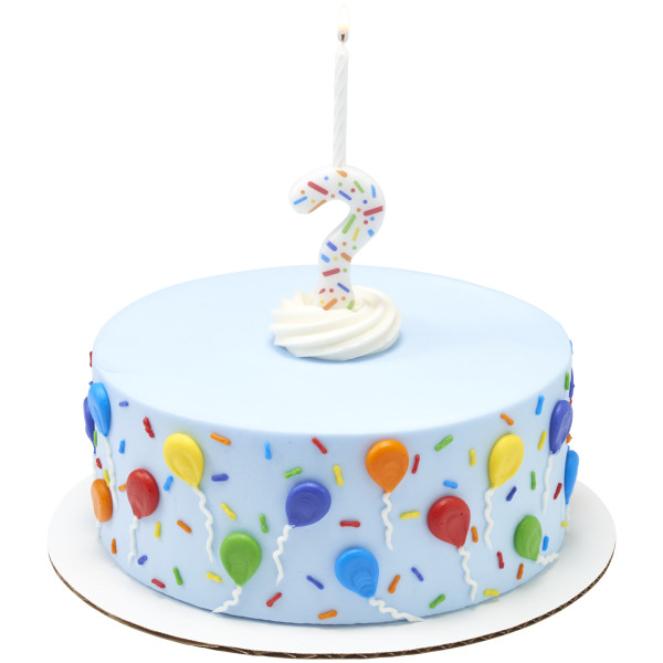 #? Rainbow Sprinkle Candle Each - Image 3