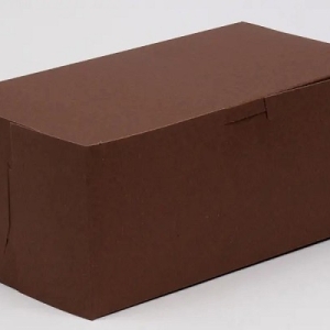 8″ x 5″ x  3 1/2″ Chocolate Brown Box Each