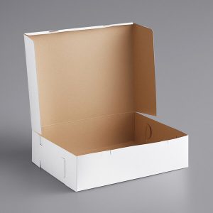 14″ x 19″ x 4″ White Cake Box Each