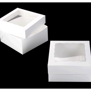 12″x12″x6″ White Window Box Each