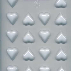 Hearts Hard Candy Mold 18 cavity Each