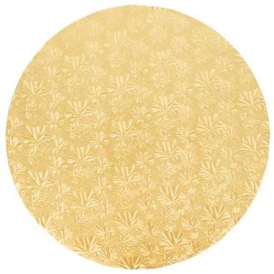 12″ Gold Round Drum Each