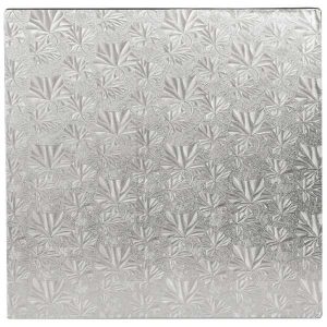 16″ Silver Square Drum Each