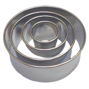 Biscuit Cutter 1.75″ high 4 piece Set