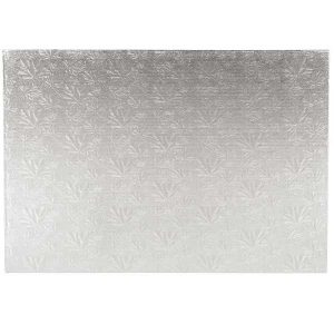 1/4 Sheet x 1/4″ Silver Cake Board Each