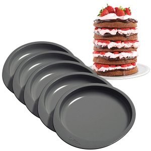 Cake Pan Multi Layer 6″ 5 piece Set