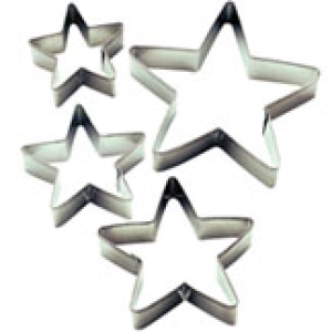 Star Nesting Cutters Metal 4 piece Set