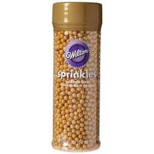 Sugar Pearls Gold 5 oz