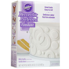 White Ready To Use Fondant 24 oz