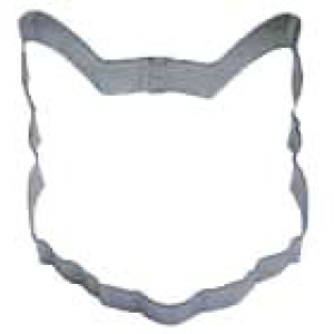 Cat Face Cookie Cutter 3 1/2″ Each