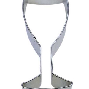 Wine Glass Cookie Cutter Each