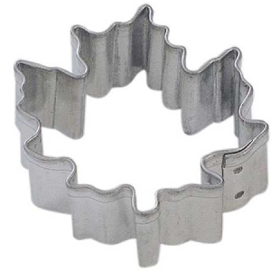 Mini Canandian Maple Leaf Cookie Cutter Each