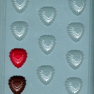Fancy Hearts Bite Size Mold 11 cavity Each