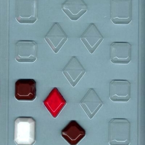 Jewel 3D Candy Mold 15 cavity Each