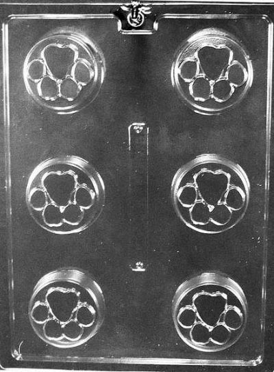 Paw Print Cookie Mold Each