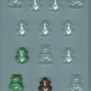 Frogs Candy Mold 2 Styles 13 cavity Each