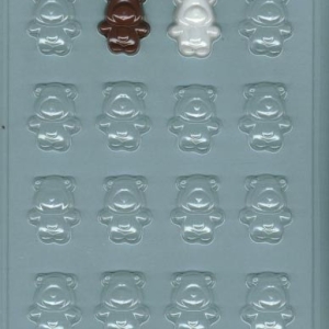 Bite Size Teddy Bear Mold 16 cavity Each