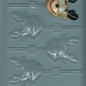 Silly Reindeer Sucker Mold 4 cavity Each