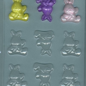 Baby Bunny Molds 9 cavity Each