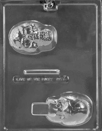 Small 3D Skull Candy Mold Each