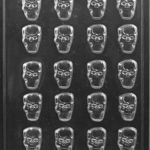 Skull Bite Size Candy Mold 20 cavity Each