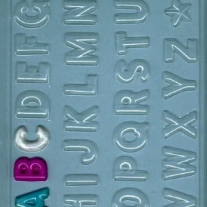 Alphabet A-Z Candy Mold 27 cavity Each